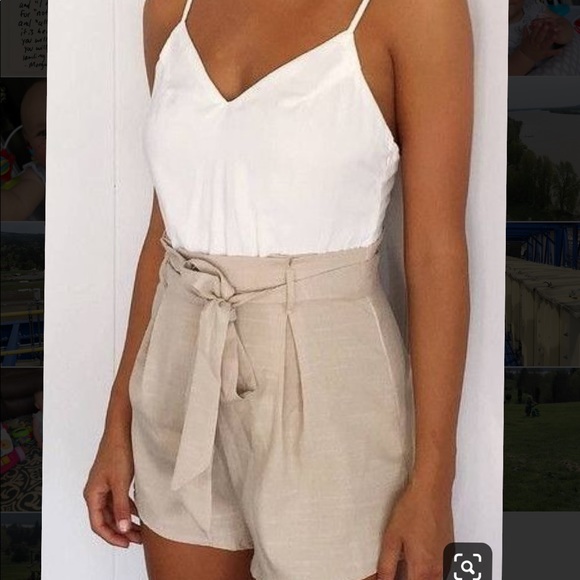 Pants - Paper bag shorts